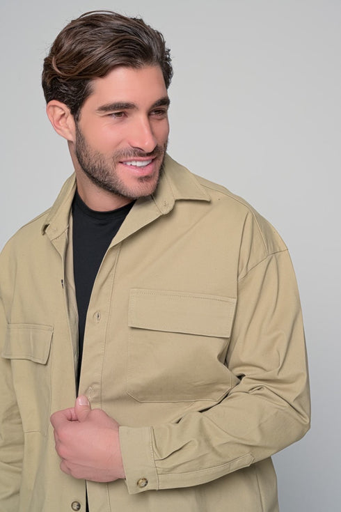 Overshirt In Beige